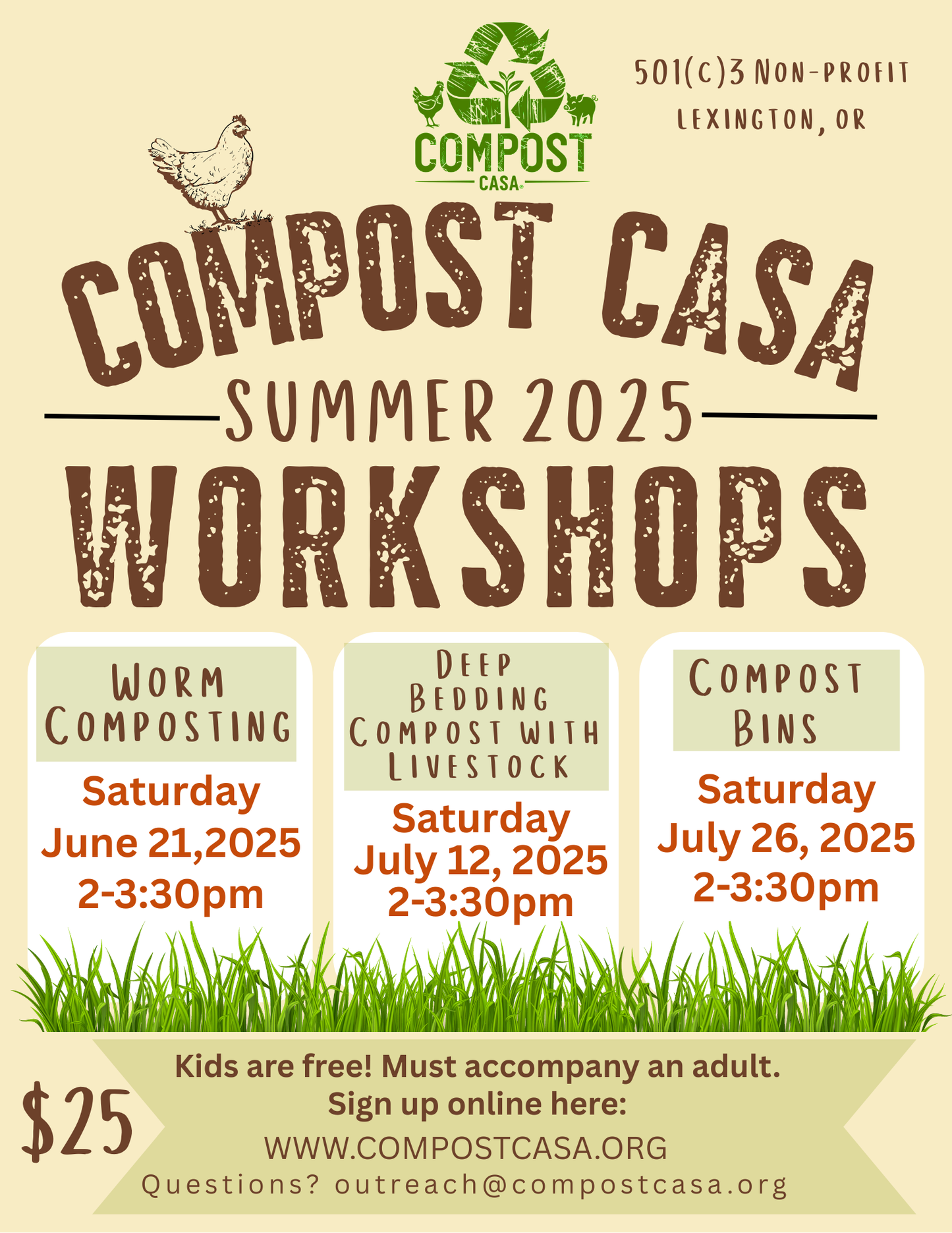 Worm Composting Workshop - Sat June 21, 2025